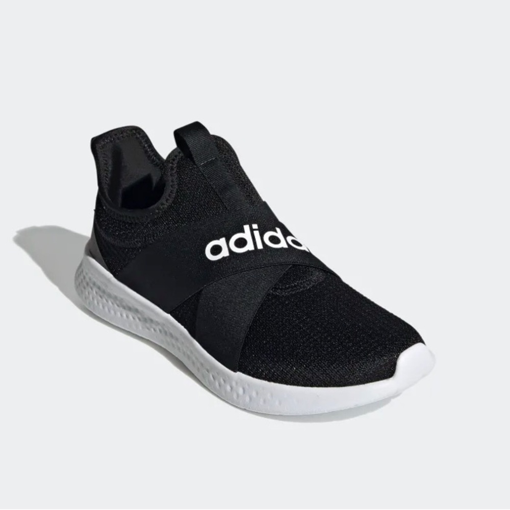 Adidas Women’s Black Slip-on Sneakers PUREMOTION ADAPT SHOES SZ 7.5
